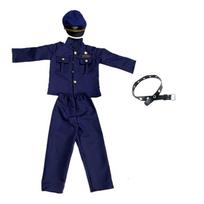 Papildykite savo vaiko policininko kostiumą racija, švilpuku ir antrankiais! S(5-7T) blue