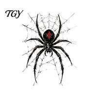Indoor Outdoor Party Supplies Halloween Spider Static Window Clings, PVC Waterproof Web Decals, Black Wall Decor Removable Spooky Stickers for 1pc black