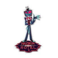 Hazbin Hotel Alastor Charlie Angel Dust Lucifer Vox Husk Standee Anime Game Collection Acrylic Material Desktop Decoration Gift