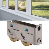 Copper Sliding Door Roller Double Groove Window Pulley Hardware Roller Wheel  Patio Door
