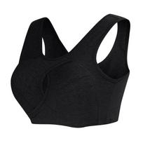 Women's Fashion Casual Solid Color Shoulder Underwear Nipple Comfortable Bra XXL juoda