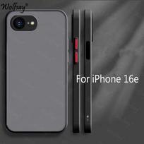 Luxury Translucent Case For iPhone 16e Case Silicone Anti-knock Full Back Cover For iPhone 16e Case For iPhone 16e 16 e 6.1 inch For iPhone 16e juoda