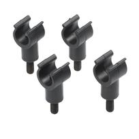 Camping Wagon Cart Buckle Pack 4pcs for Efficient Table Repair and Connection 8mm black