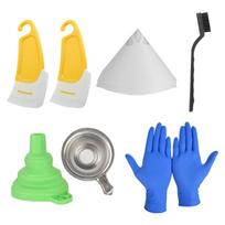 3D Printer Resin Filter 3D Printer Accessories Photosensitive Resin Filter Funnel Combination Light Curing Consumable 1 white