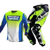 motocross gear set for kids Youth Jersey Pant Kits child green Motorcycle black 3 4 5 6 7 8 9 10 year Off-road suit blue orange Enduro cross boy girl XXL-28 yellow