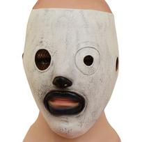Slipknot Helovino Kaukė Su Klouno Veidu Ir Užtrauktuku Užtraukiamomis Burnomis Kostiumų Šventėms Latex Mask gray