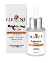The Element 10% Niacinamide Serum with 1% Zinc PCA, 0.5% Bakuchiol, Moringa & Tulsi Extract | Brightening Face Serum for Glowing Skin, Acne Marks,