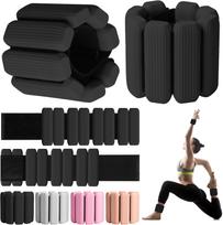 Adjustable Silicone Wrist & Ankle Weights 2-Pack for Women/Men-Yoga Pilates Gym Walking & Arm & Leg Workout (2lb) Standard juoda