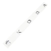 3D ABS automobilio emblema Skoda raidė priekinis variklio dangtis Galinės bagažinės dangtis Lipdukai ženklelis lipdukas Skoda Rapid Octavia A5 RS Kodiaq Fabia A7 white
