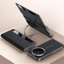 Luxury Leather Smart Window Smart Sleep Magnetic Lens Holder Protect Case For VIVO X Fold 6 All-inclusive Cell Phone Back Cover VIVO X Fold6 juoda