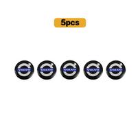 5/10vnt. 14mm Automobilio Raktų Emblemos Lipdukai Automobilio Durų Raktų Skylutės Logotipo Decal For Volvo V60 V40 XC90 S60 S40 XC60 V50 V70 XC40 S80 EM90 S80L WO1 black