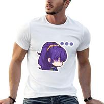 Project Sekai Mafuyu Silence T-Shirt Basic Short Sleeve Cotton Blend T-Shirt XS white