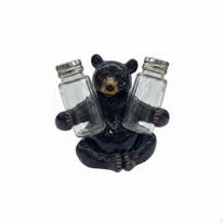Bear Seasoning and Pepper Shaker Set Creative Condiment Stand Decorative gray