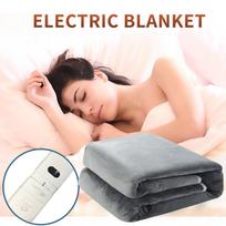 Jauki minkšta flanelinė elektrinė šildoma žieminė antklodė Antklodė elektra šildoma minkšta S/145cm*65cm beige