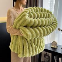 Plush Comfortable Solid Color Blanket for Office or Nap Pillowcase 48×74cm (1 piece) Antistatic Plush beige