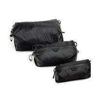 Peak Design Itin lengvų pakavimo kubelių rinkinys XXS-S, juodas BUP-B3-BK-1