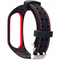 OEM Lifestyle Strap Xiaomi Mi Band 5/ 6 Black/ Red