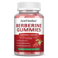 Berberinas su cinamonu ir ciberžole 2000 mg 60 guminių tablečių Maisto papildas 60 Capsules
