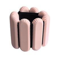 2Pcs Adjustable Silicone Ankle Weight Home Gym Jogging Yoga Pilates Walking Running Fitness Strength Training S šviesiai rausvos spalvos