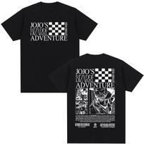 Anime Jojo Bizarre Adventure Jotaro Kujo Manga T Shirts Men's Women Casual Harajuku Cotton Y2K Short Sleeves Tees Streetwear S įvairiaspalvis