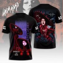 Lady Gaga tour 2026 dance or die shirt 3D Print Unisex PP3D090 S gray