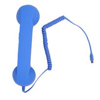 Retro telefono ragelis C tipo Senovinis laidinis rankinis mobiliojo telefono imtuvas su garsiakalbiu ir mikrofonu vaizdo skambučiams