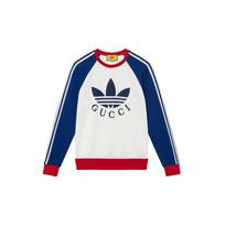 GUCCI X Adidas Sweatshirt 722951-XJE1K-9221 L-Cut Size Label white