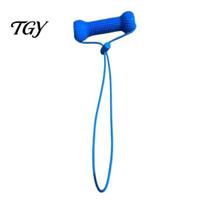 Interactive Dog Toothbrush Chew Toy, Teeth Brushing Tool with Adjustable Strap, Silicone Canine Molars Cleaning Toy Dental Prop, for Small Medium mėlyna