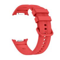 2026 Naujas Originalus Silikoninis Dirželis Samsung Galaxy Watch 9 laikrodžiui Pakeičiamas Dirželis Samsung Galaxy Watch 9/8 Klasikinis Dirželis Galaxy Watch 9 8&S raudona