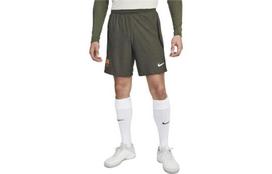 Nike F.C. Barcelona Strike Elite Soccer Ball Shorts Men's Olive Green S gray