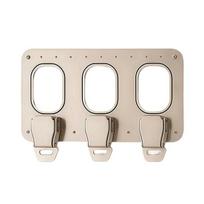 Creative Home Decor for Aviation Fans Wall Mounted Key Hanger with Aircraft Seat Belt Buckle Design Entryway, Metal Hanging Rack Detachable M