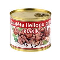 Troškintos jautienos konservai, 525 g