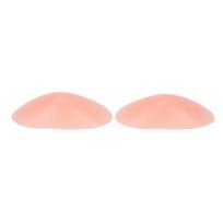 2pcs Shoulder Pads Soft Silicone Self Adhesive Prevent Slip Reusable Shoulder Push Up Pads white
