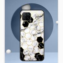 Marble Geometric For Huawei P30 P60 Pro P20 P40 Lite Nova 9 10 SE 12s 12i 11i 8i Y91 Y60 Y70 Y72 Y90 Y61 Case Huawei P60 Pro white