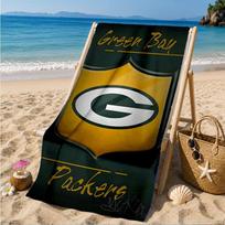 Green Bay Packers Pride Beach Towel, Quick-drying, Easy to Care for, Suitable for Both Fitness and Beach Vacations,Sports Essential 70cmx140cm(27x55inch)
