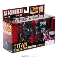 Official Skibidi Toilet Titan Figures, Cameraman Collection Toys, 9cm PVC Action Figures, Brand New black