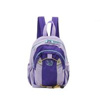Vibrant Color Block Mini Backpack with Mesh Pockets and Adjustable Straps for Outdoor Use blue