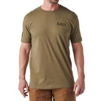 5.11 TACTICAL Freedom Fry Short Sleeve T-Shirt (Military Green) Etc/Free brown