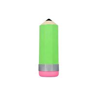 Creative Pen Storage Box 3D Printing Stationery Box Compact Pencil Case  School Supplies žalia