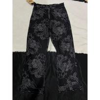 High-Street Straight Fit Denim Jeans With Dragon Print Embroidery Men Mid-Rise Water-Washed Cotton Pant Small beige