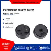 HX 12 Ultra-Thin, High-Temperature 1255 Piezoelectric Passive Buzzer (5-12V) 12.55 mm black