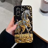 For Infinix Note 60 Pro Ultra 50 40 Pro+ 50X 50S 40X 30 Pro VIP 30i Note Edge Phone Cases Mystical Sun & Moon Art Camera Protection Lightweight Bumper Infinix Note 60 black
