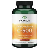 Time-Released C-500 - Vitaminas C - 500 mg - N250 - Swanson