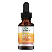 Vitamin B12 Cyanocobalamin - Energijai - Skystas - 59 ml - Swanson