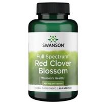 Red Clover Blossom - Raudonųjų dobilų žiedai - 430 mg - N90 - Swanson