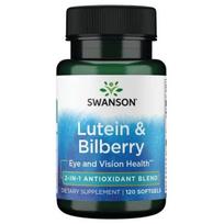 Lutein & Bilberry - Liuteinas ir mėlynės - N120 - Swanson