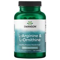 L-Arginine & L-Ornithine - Amino rūgštys - N100 - Swanson
