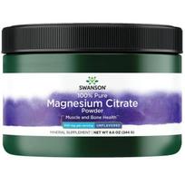 100% Pure Magnesium Citrate Powder - 244 gr. - Magnio citrato milteliai - Swanson