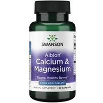 Albion Calcium & Magnesium - N60 - Kalcis ir Magnis - Swanson