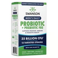 Men's Daily Probiotic + Prebiotic FOS - N60 - Prebiotikas - Probiotikas - Vyrams - Swanson